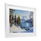 Stupell Industries Winter Mountain Lake Framed Print Under Glass, design by Petal Prints Design
